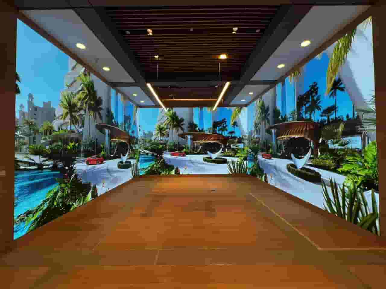 Giant LED screens