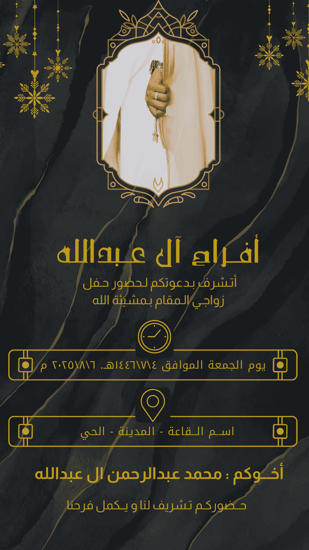 Selling numbers and designing wedding invitations